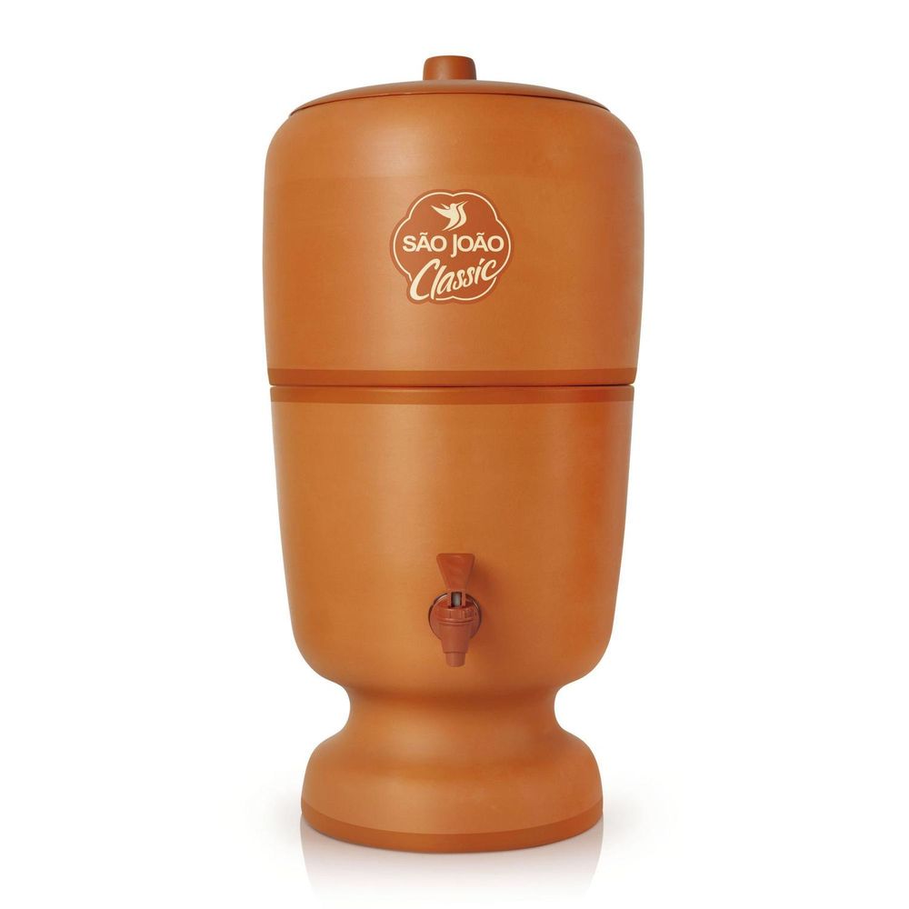 filtro de barro com tripla ação