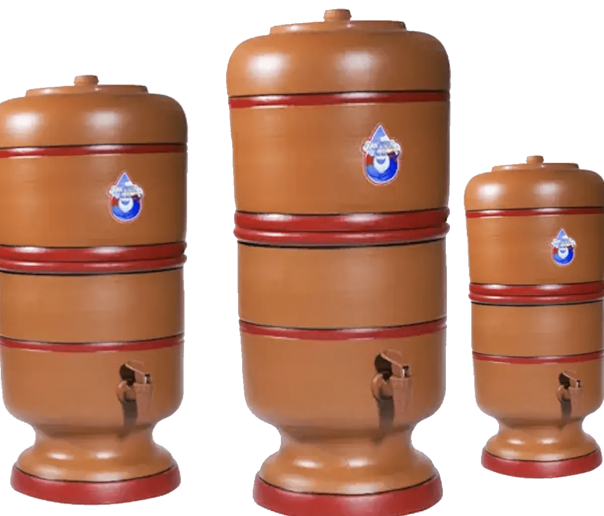 filtro de barro preto fosco