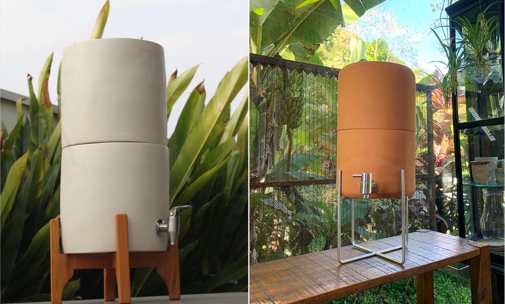 filtro de barro design orgânico