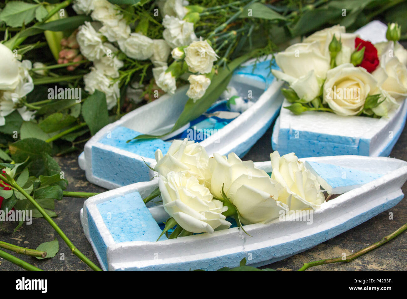 flores e ervas para Iemanjá