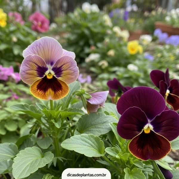 flores para canteiros de inverno