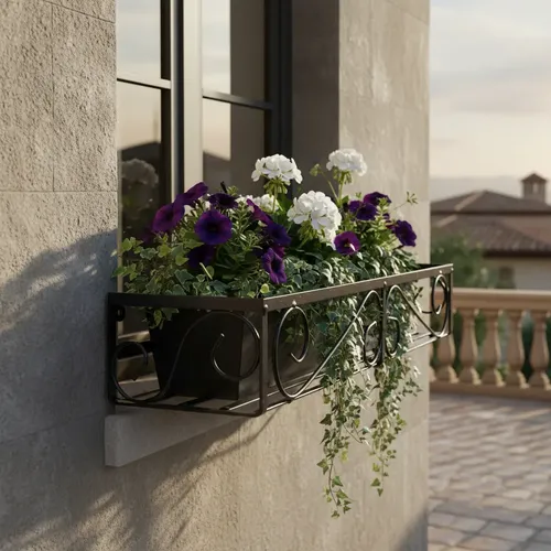 flores para floreira de janela com pouco sol