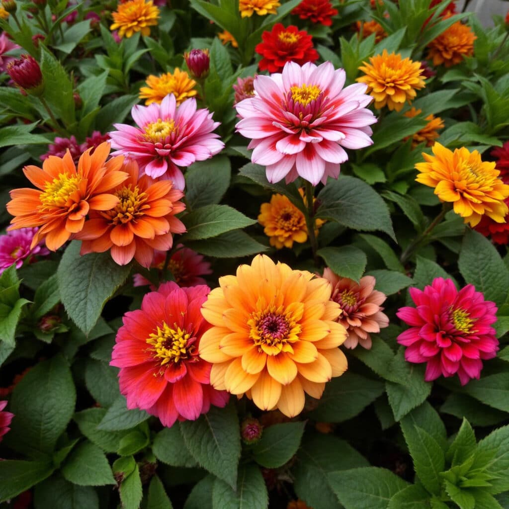 jardim colorido o ano todo