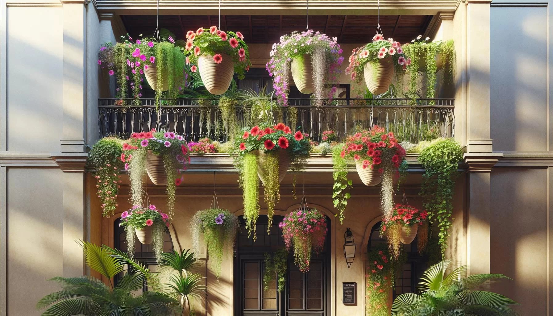 melhores flores pendentes para jardim vertical