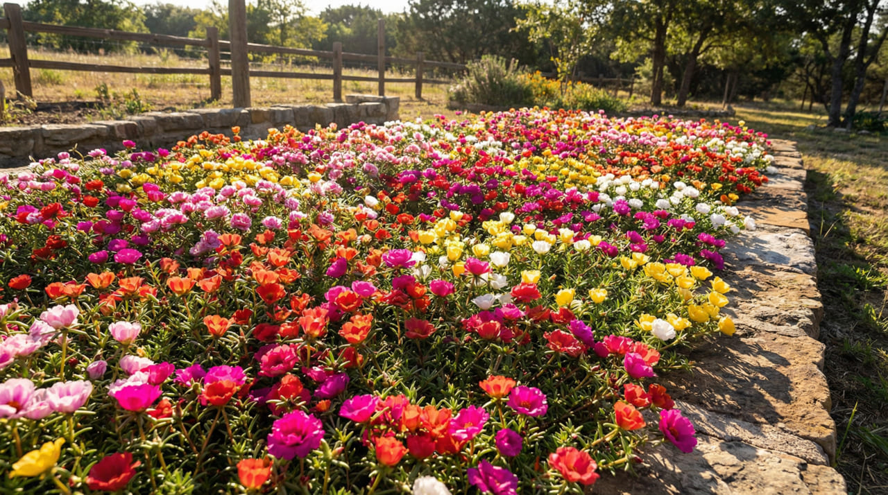 flores rasteiras que florescem o ano todo