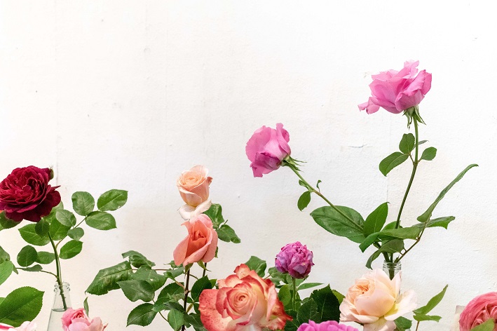flores rosas para casamento