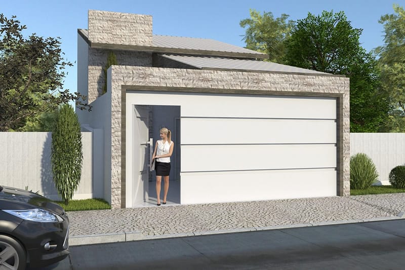 fachadas de casas modernas simples