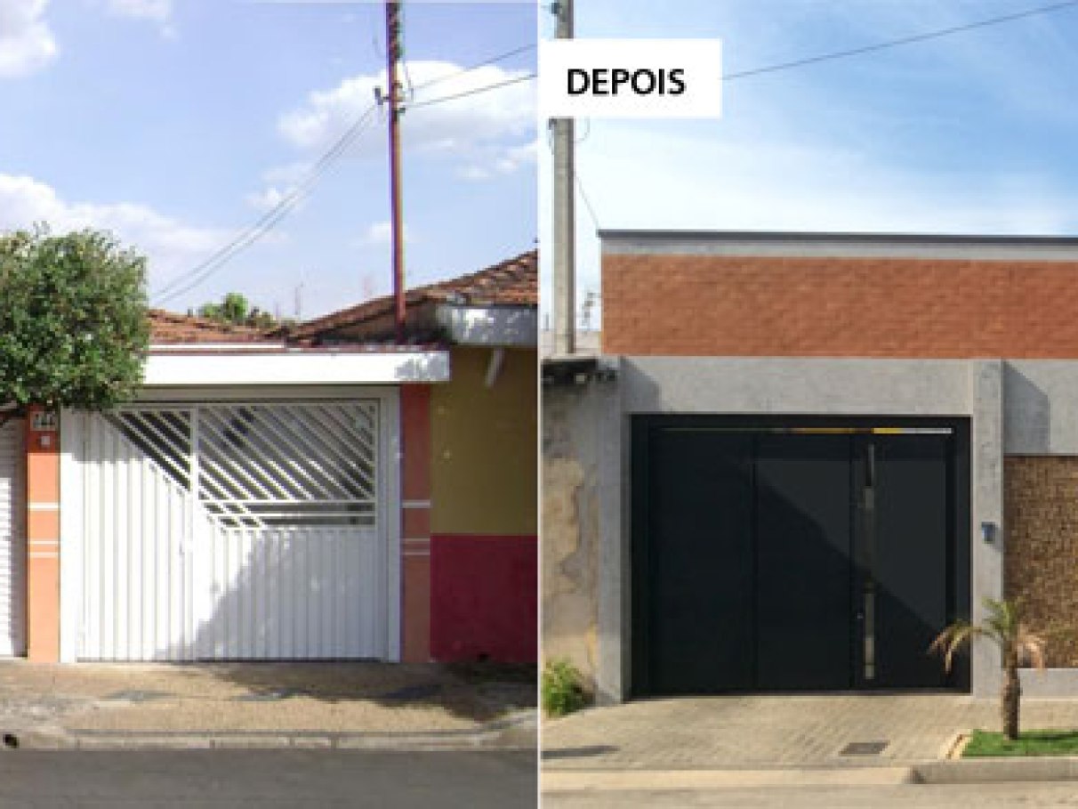 portão de garagem simples e barato