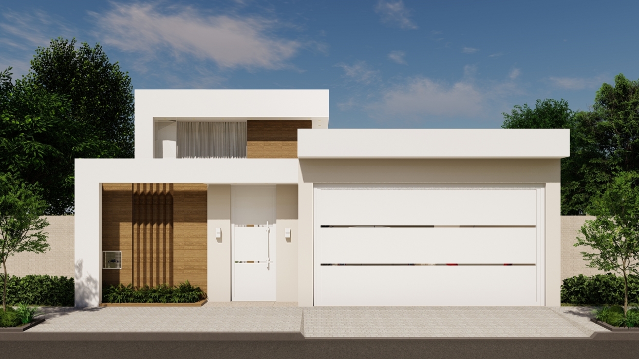 portão deslizante vs basculante para fachada simples