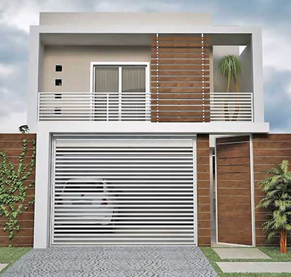 portão vazado para fachada de casa simples