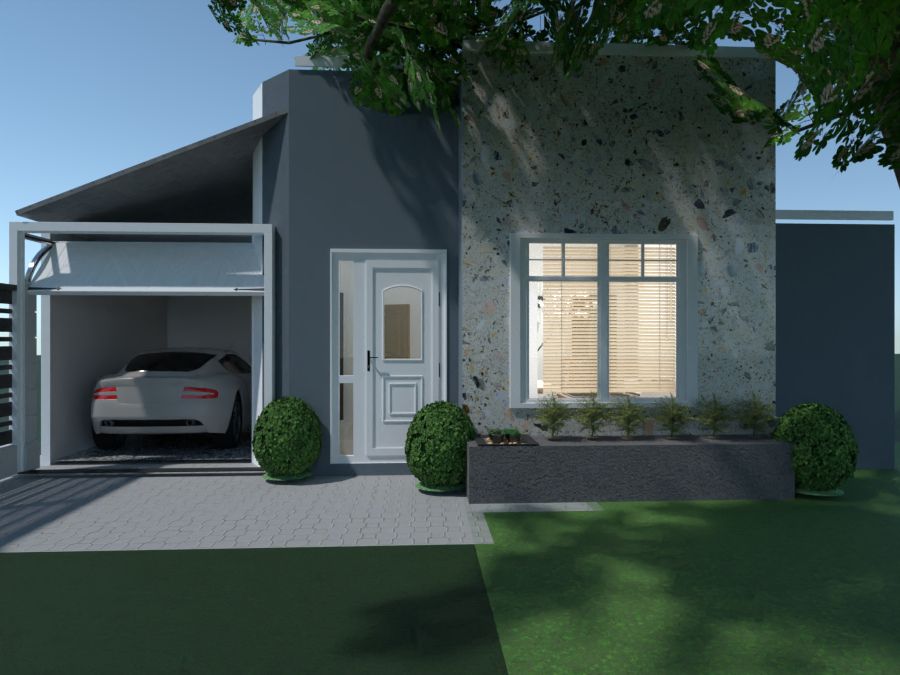 portão deslizante vs basculante para fachada simples