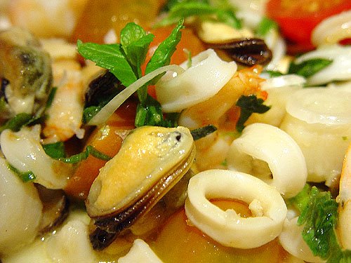 nomes de peixes e frutos do mar