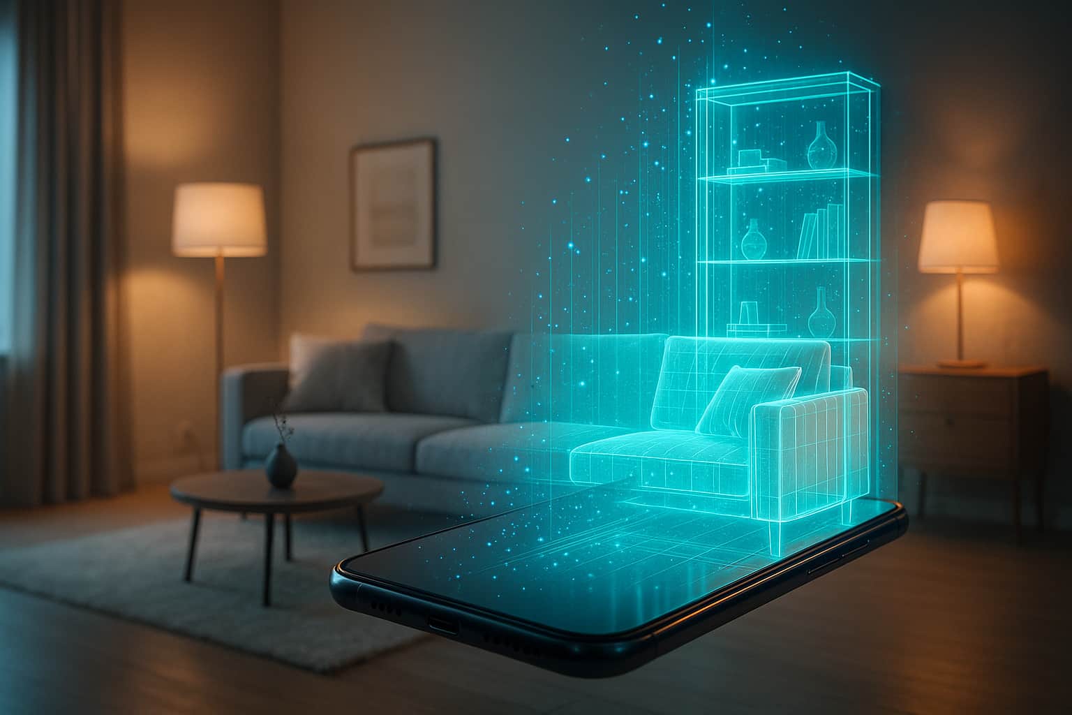 Aplicativos de decoração com IA