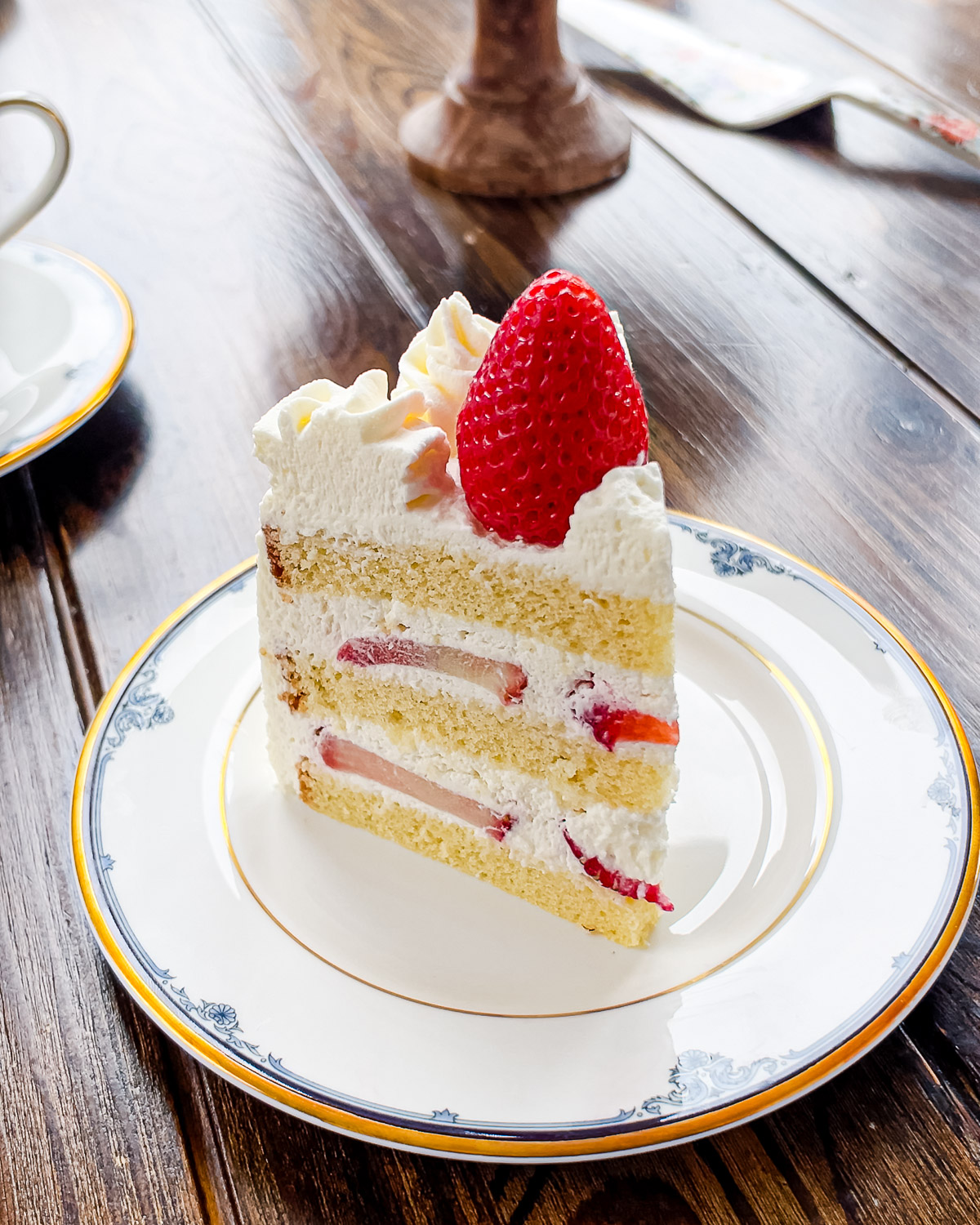 Bolo de morango japonês