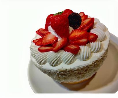 Bolo de morango japonês