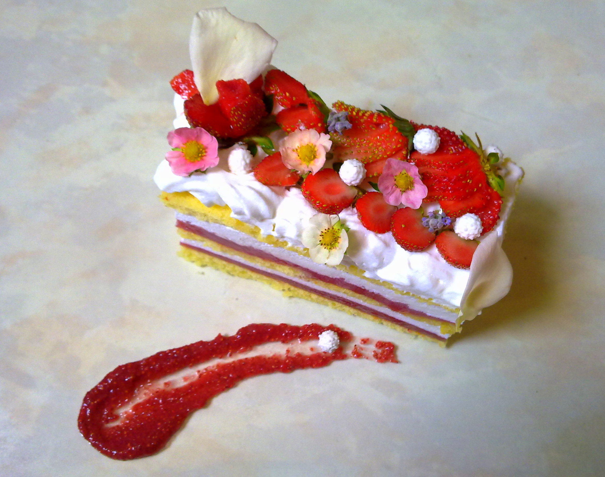 Genoise de morango