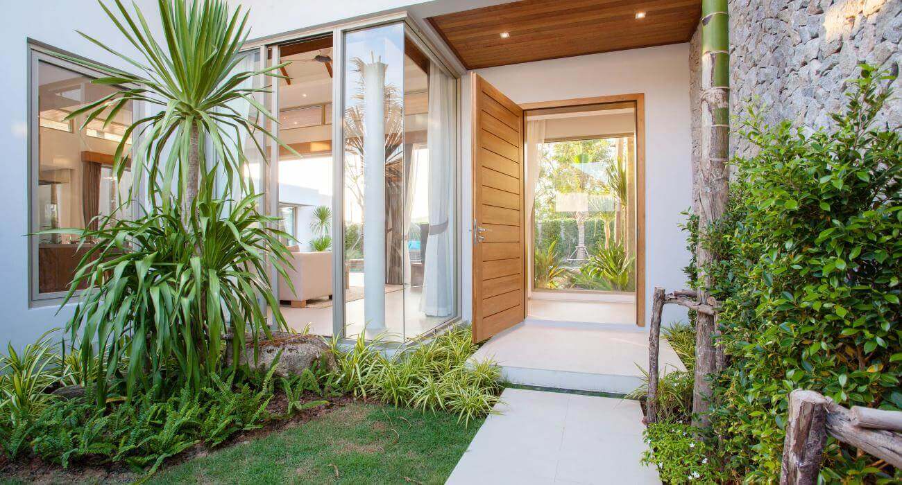 jardim na frente de casa simples