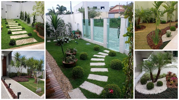 jardim de entrada de casa