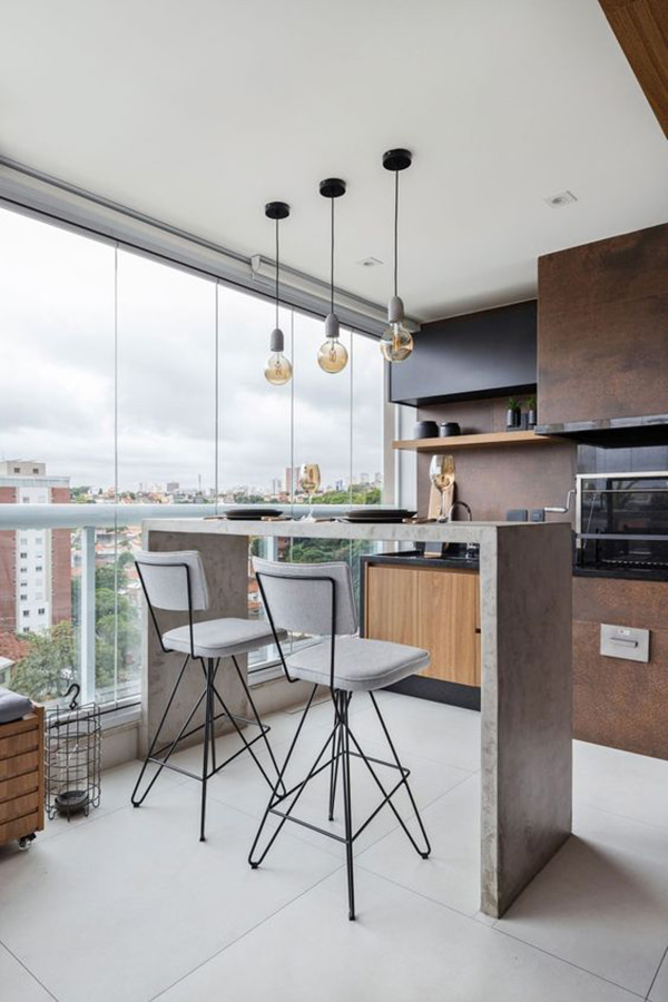 materiais para varanda gourmet