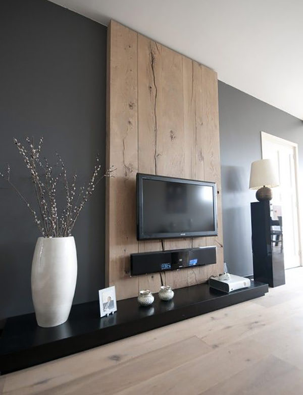 tv na parede para sala de jantar