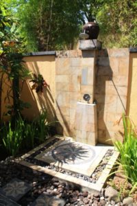chuveiro de jardim