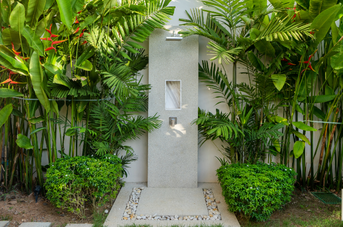 chuveiro externo para piscina