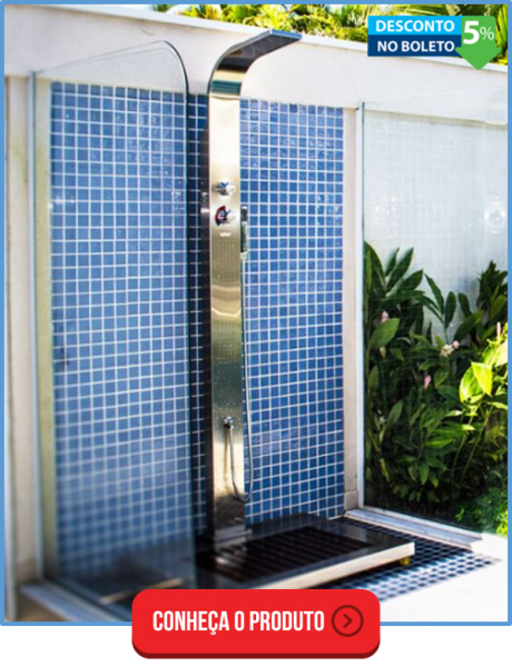 revestimento para ducha de piscina