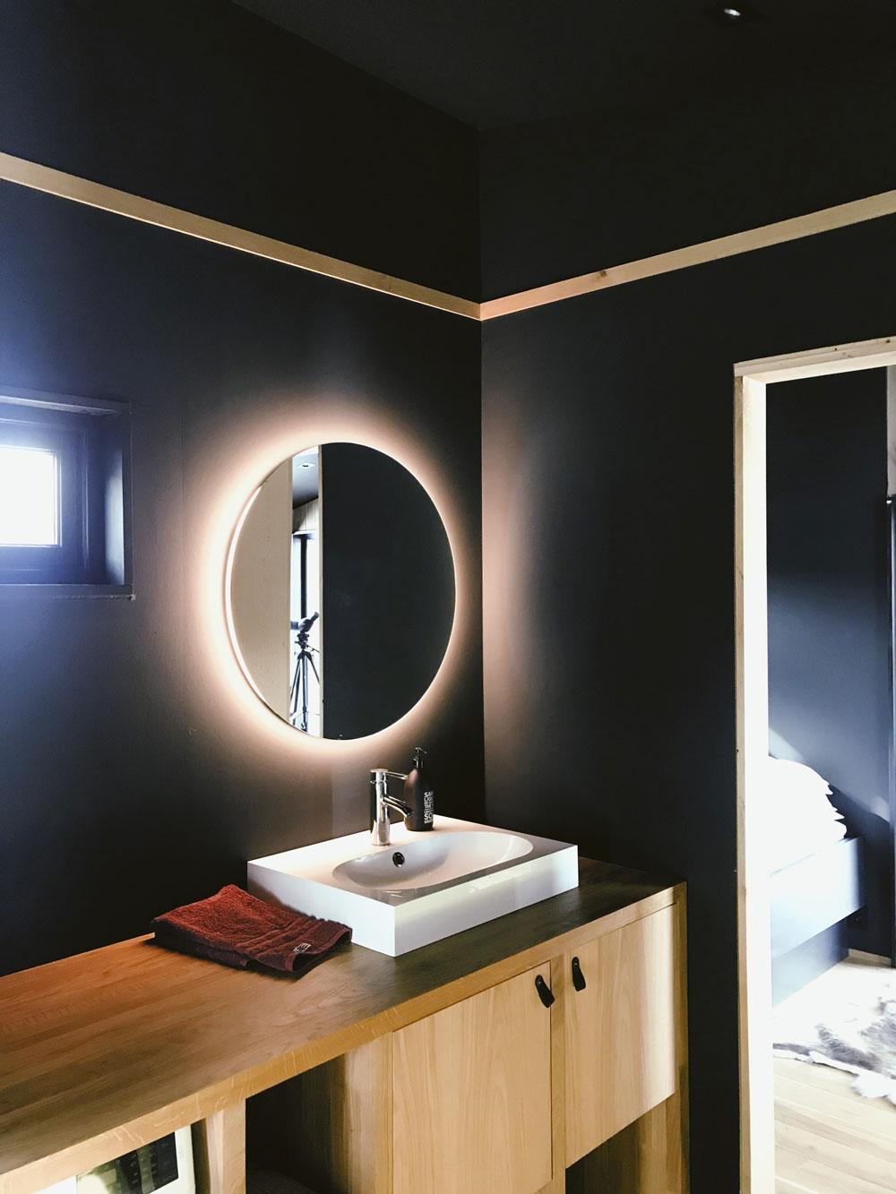 iluminação de teto banheiro pequeno