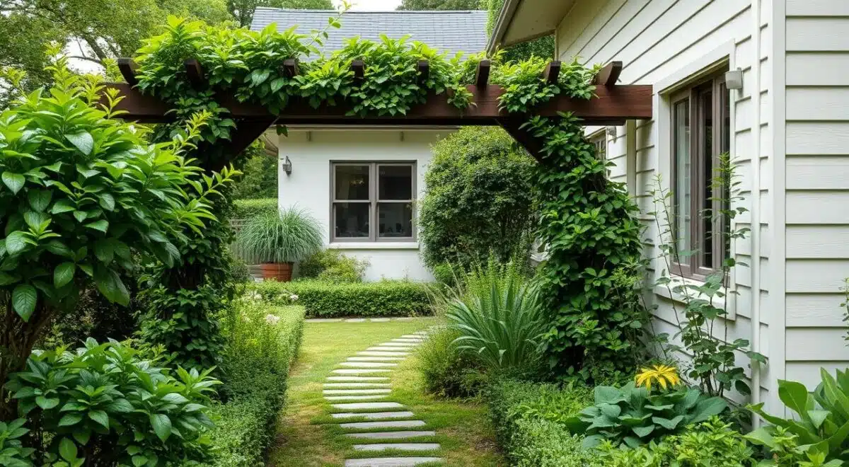 jardim de entrada apartamento