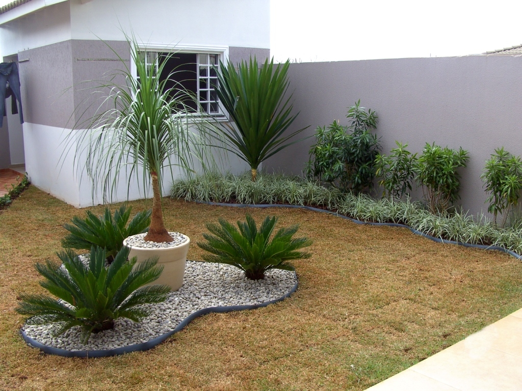 ideias de jardins pequenos para frente de casa