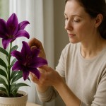 Lilium roxo