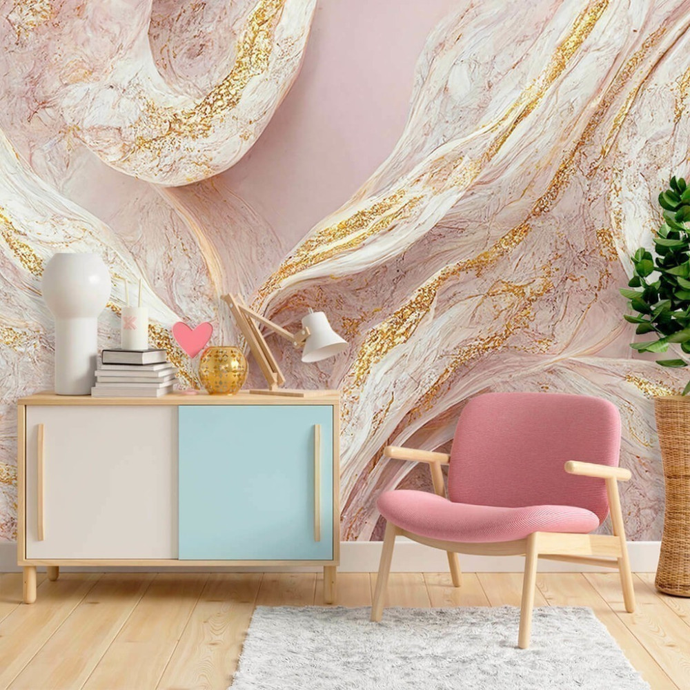 mármore rosa painel decorativo