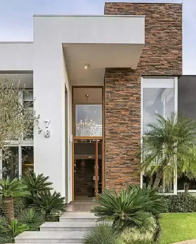 fachadas de casas com madeira