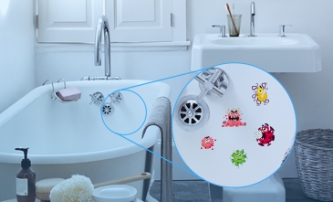 iluminação de banheiro