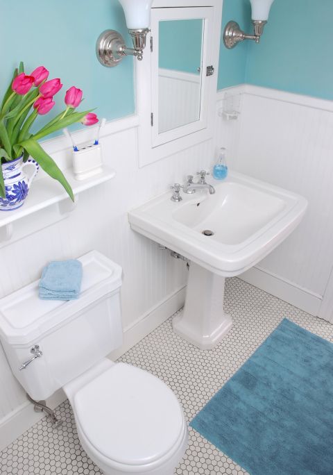 como organizar um banheiro pequeno