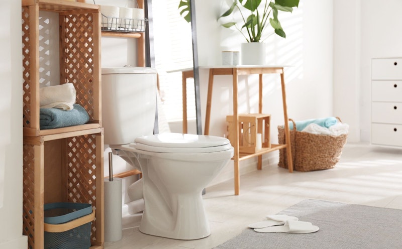 utensílios de banheiro para decoração