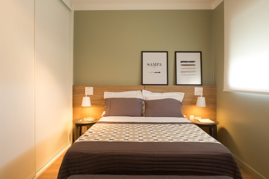 ideias de posicionamento de cama para quarto pequeno