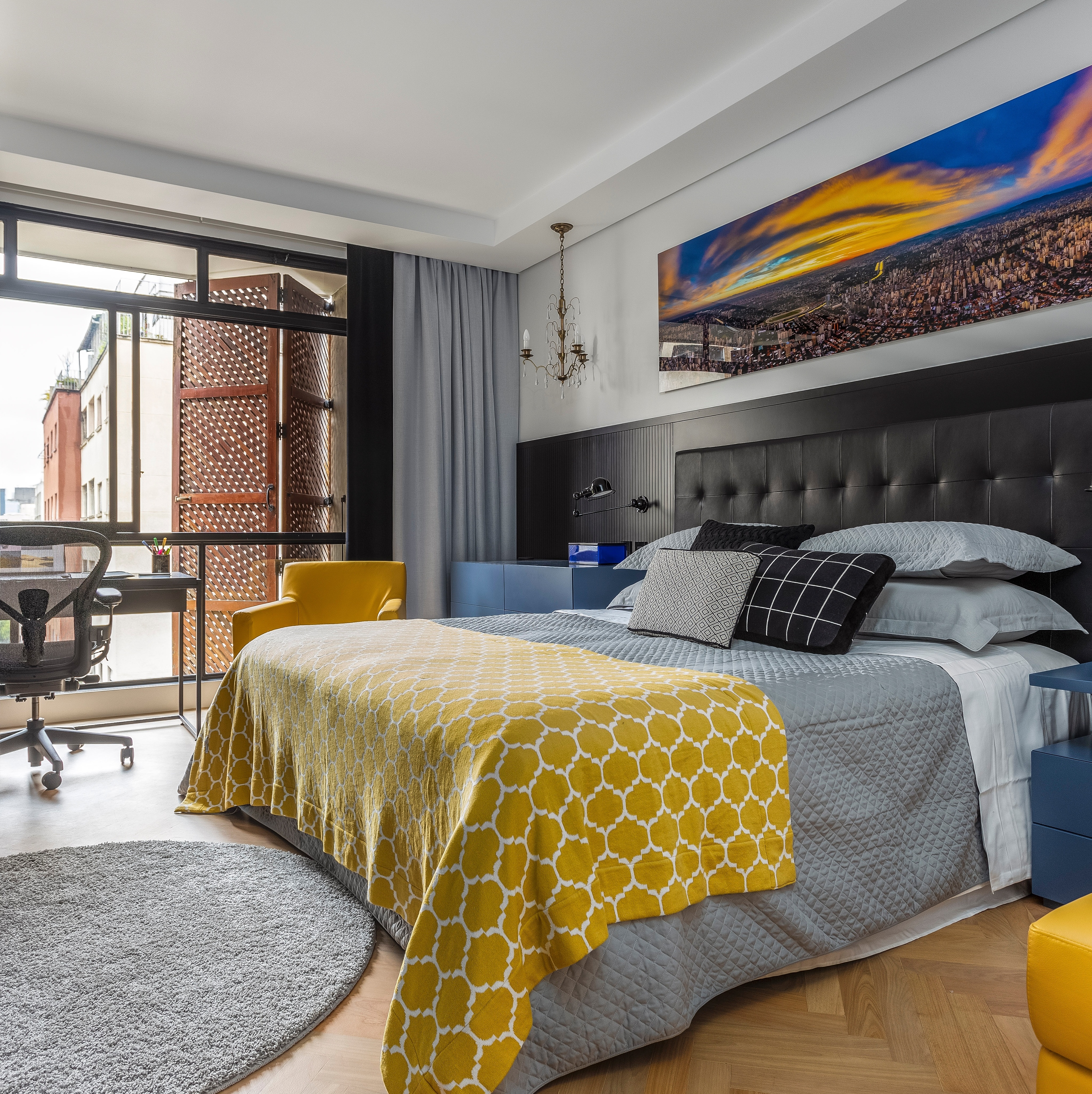 onde colocar a cama no quarto