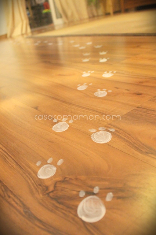 pegadas de coelho de farinha vs adesivos qual o melhor