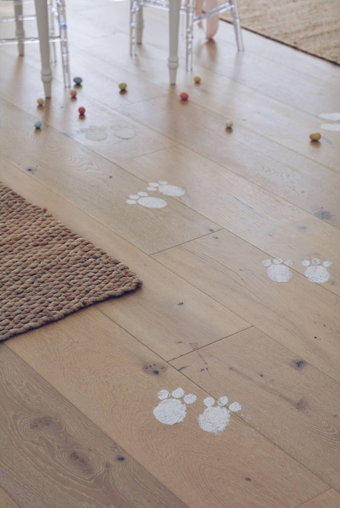 ideias criativas para fazer pegadas de coelho em casa