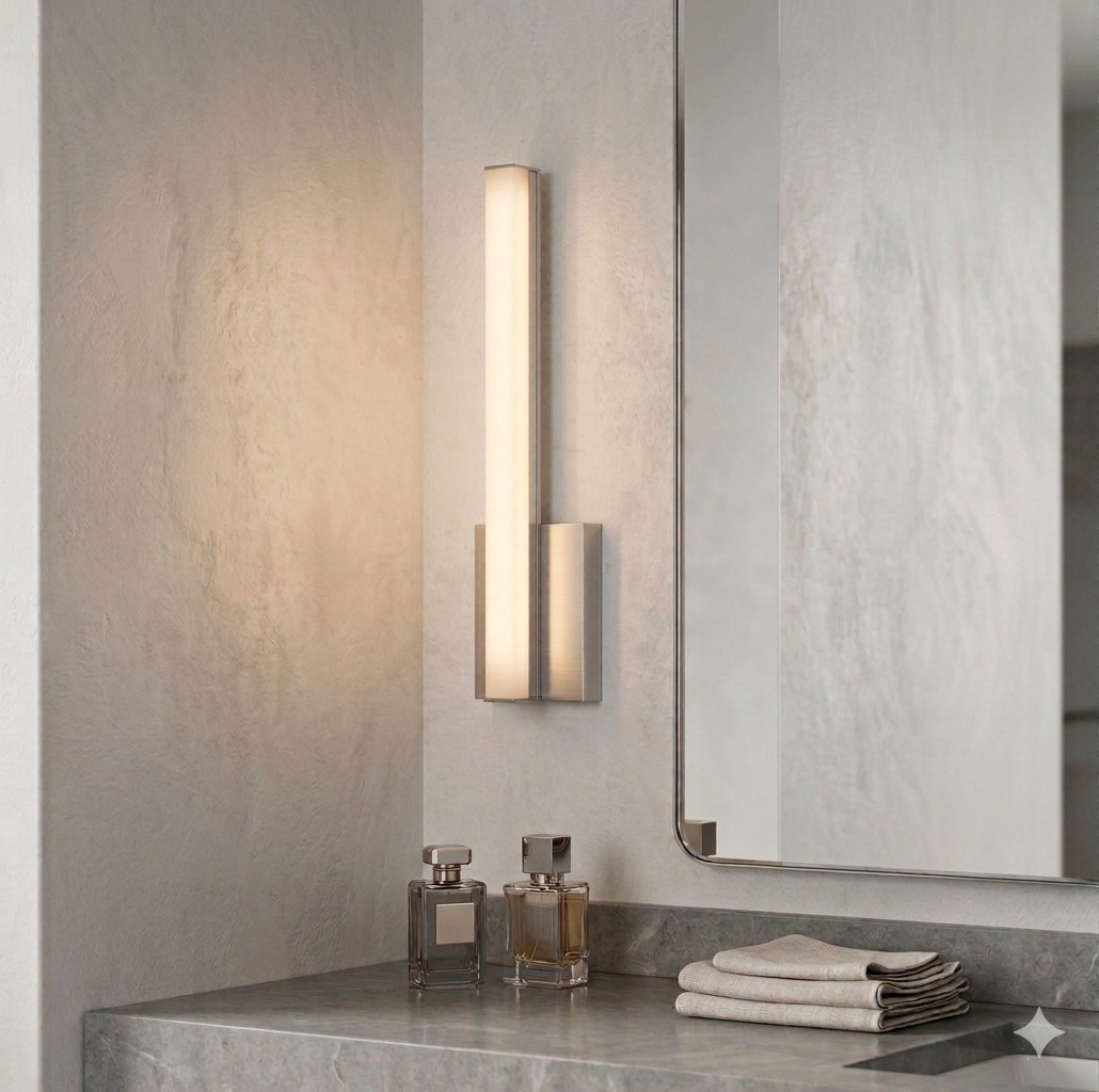 perfil de led banheiro espelho