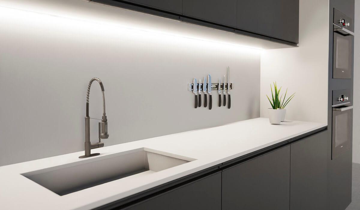 perfil de led banheiro rodapé