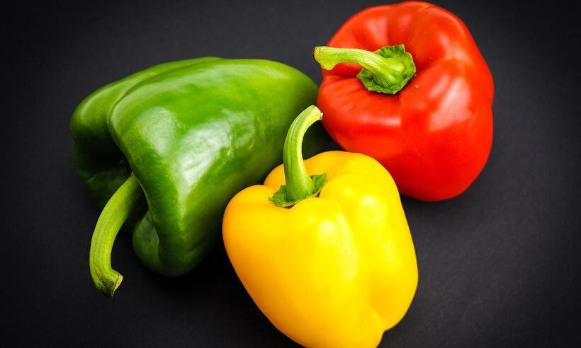 pimentão verde vs vermelho sabor