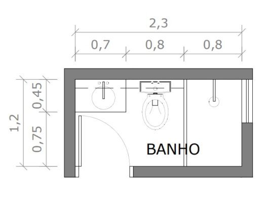 layout banheiro 1 20 x 2 30
