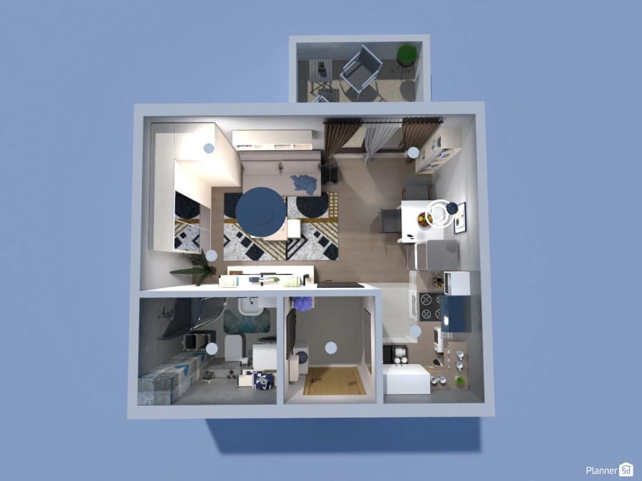 planta para apartamento