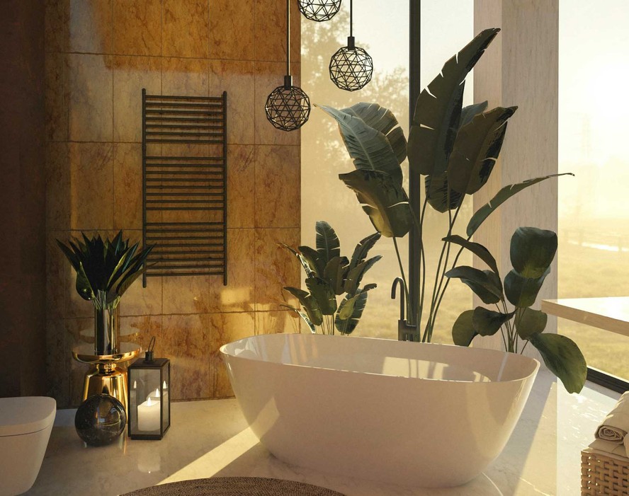 planta para banheiro