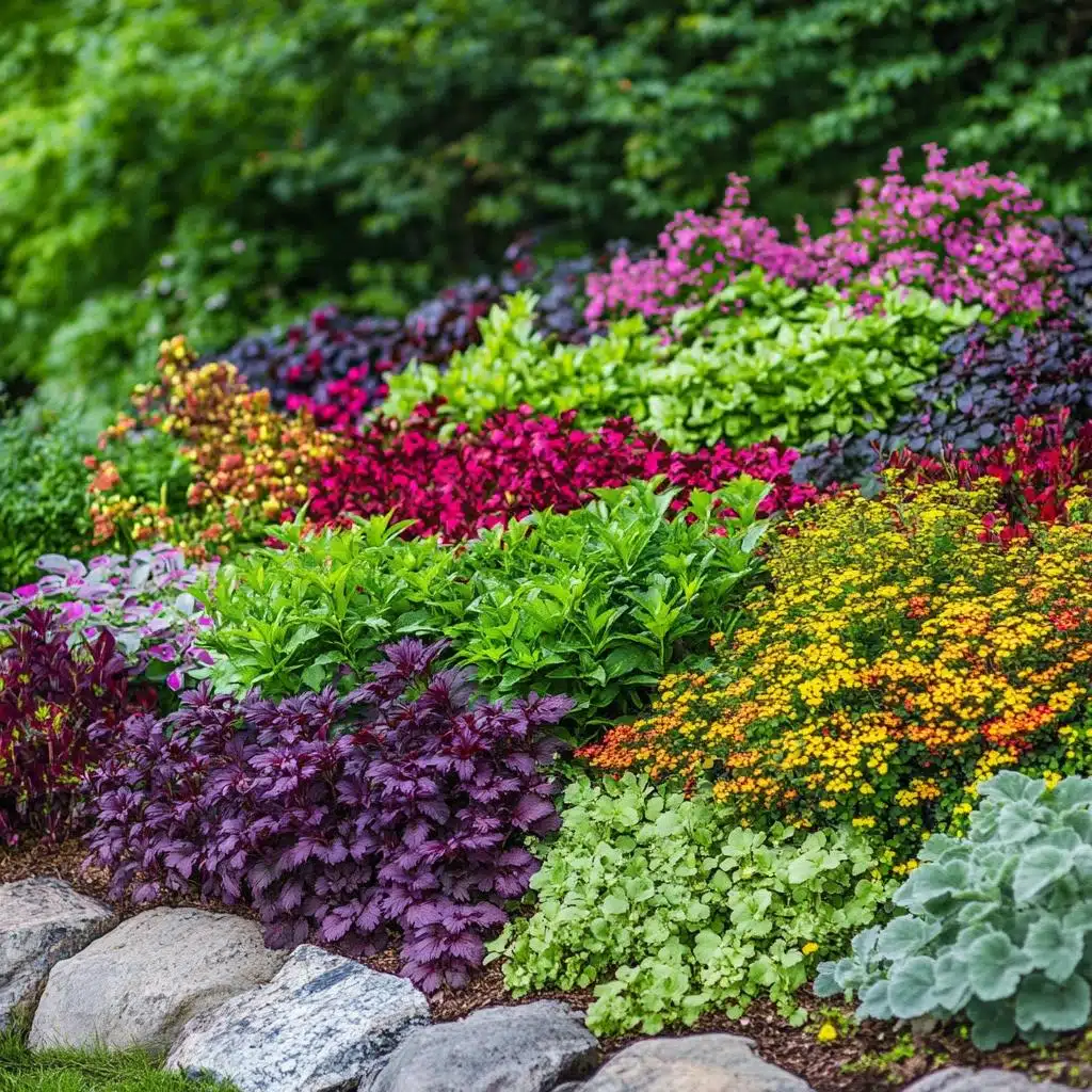 planta roxa para jardim