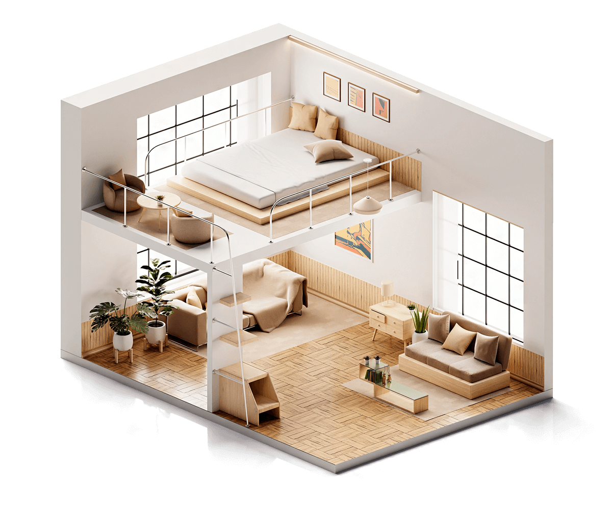 plantas de apartamento com crianças