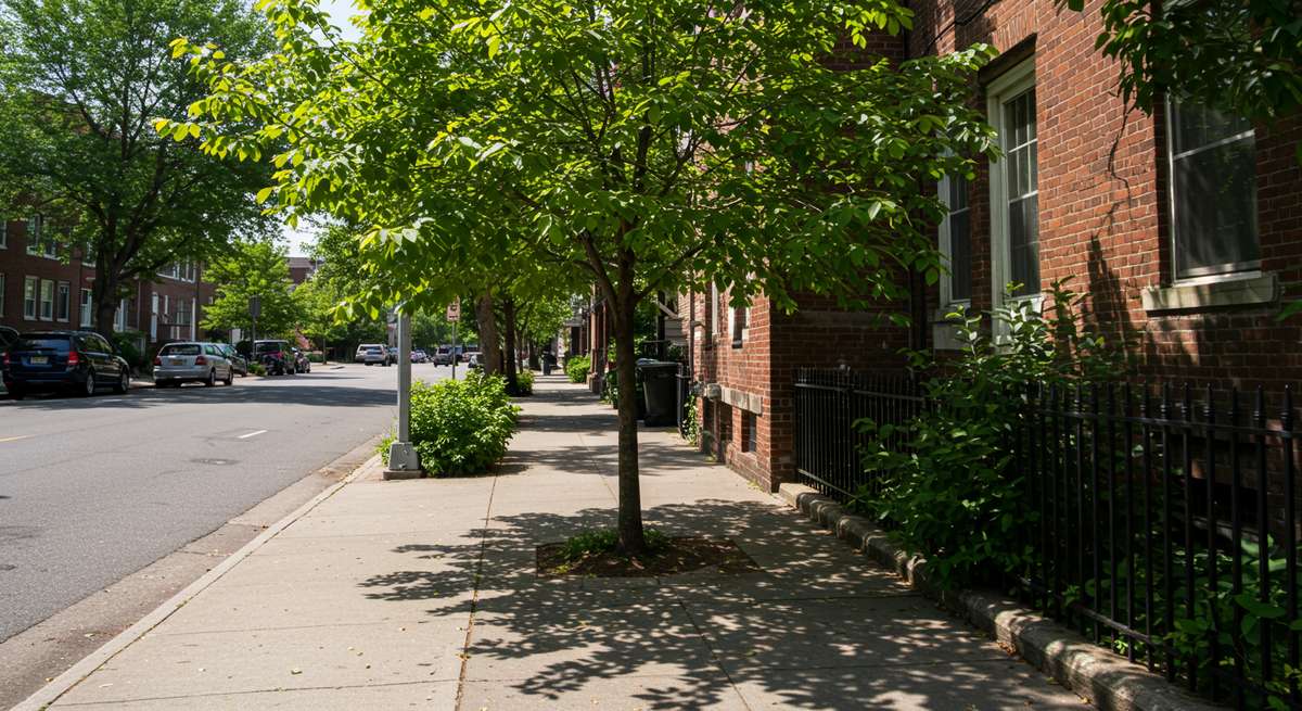plantas para calçadas estreitas