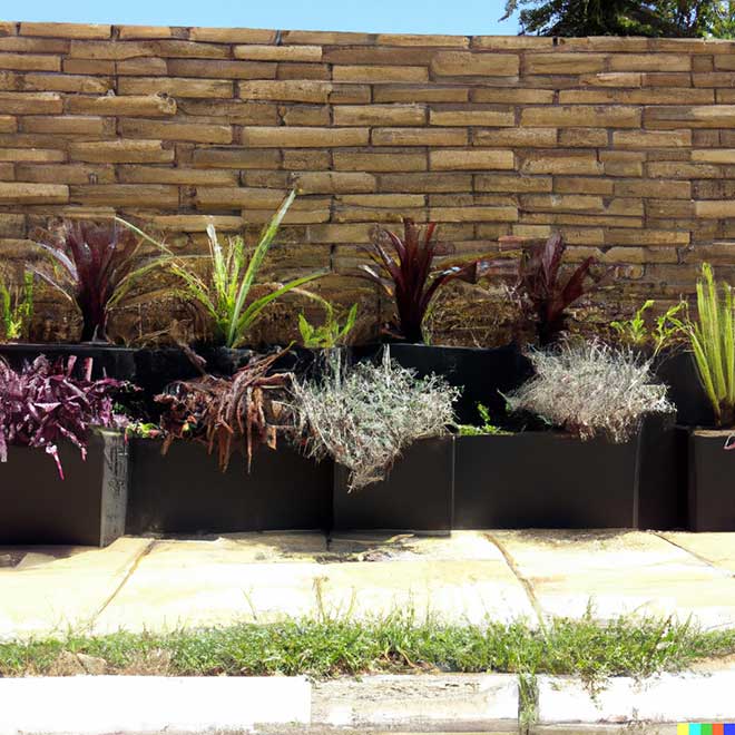 plantas para muro com sombra